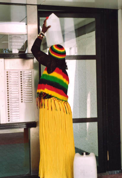 Women fetching water