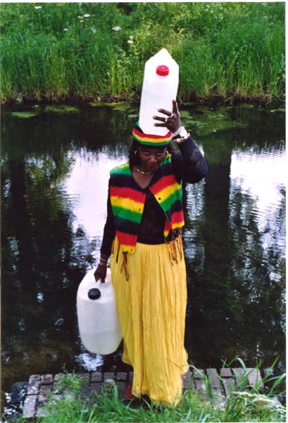 Women fetching water