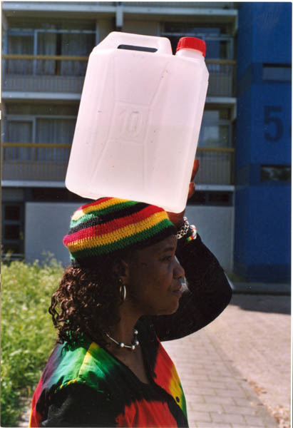 Women fetching water