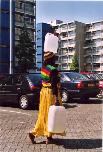 Women fetching water