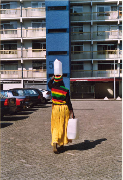 Women fetching water